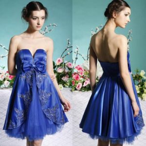 Blue Sain Evening Dress